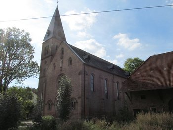 Außenansicht der Kirche St. Pirminius Glan-Münchweiler